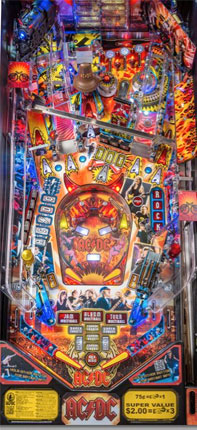 AC/DC Pinball Machine For Sale by Stern