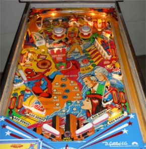 Gottlieb Amazing Spiderman Pinball Machine For Sale 1980