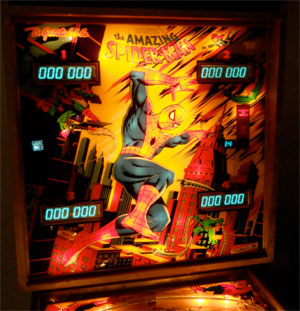 Gottlieb Amazing Spiderman Pinball Machine For Sale 1980