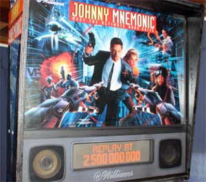 Johnny Mnemonic Pinball Machine For Sale UsedTales from the Crypt Pinball Machine For Sale Used