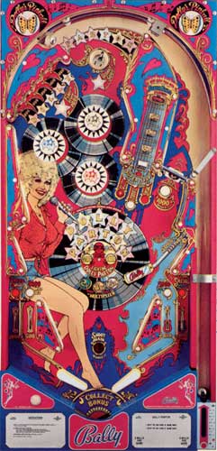 Dolly Parton Pinball Machine For Sale Bally 1978