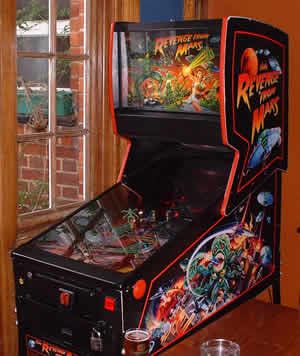 revenge from mars pinball machine for sale
