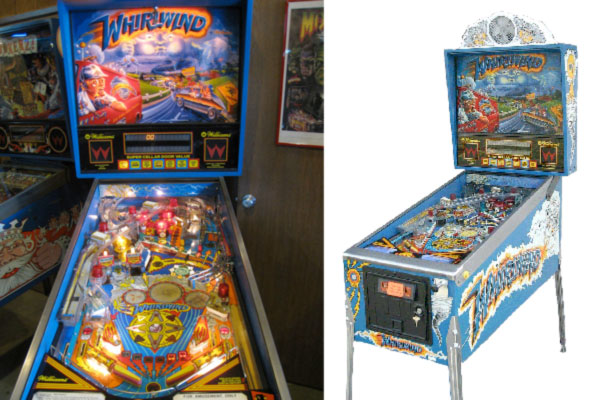 Whirlwind Pinball Machine For Sale Williams Parts Mods Topper 1990